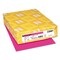 Astrobrights Color Paper 24 lb 8.5 x 11 Fireball Fuchsia 500/Ream